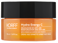 KORFF Hydra Energy C spēcīgi mitrinošs pretnovecošanās sorbet sejas krēms, 50 ml