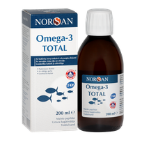 NORSAN Omega-3 Total, Naturāla Garša eļļa, 200 ml
