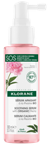 KLORANE ar peonijām jūtīgai galvas ādai serums, 100 ml
