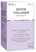VITABALANS Biotin Collagen Skin Beauty tabletes, 120 gab.