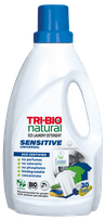 TRI-BIO Natural Sensitive šķidrais veļas mazgāšanas līdzeklis, 1420 ml