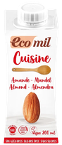 ECOMIL Cuisine Almond Natural kulinārijas krēms, 200 ml
