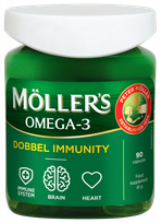 MOLLERS Dobbel Immunity kapsulas, 90 gab.