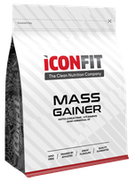 ICONFIT Mass Gainer - Strawberry pulveris, 1500 g