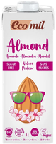 ECOMIL Almond Protein, Sugar Free dzēriens, 1000 ml
