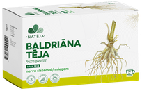 NATĒJA Baldriāna 2 g tēja maisiņos, 24 gab.