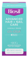 BIOSIL Advanced Hair+ Biotin kapsulas, 60 gab.
