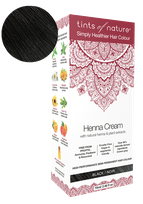TINTS OF NATURE Henna Cream Black matu krāsa, 70 ml