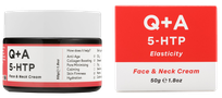 Q+A 5-HTP Face & Neck krēms, 50 ml