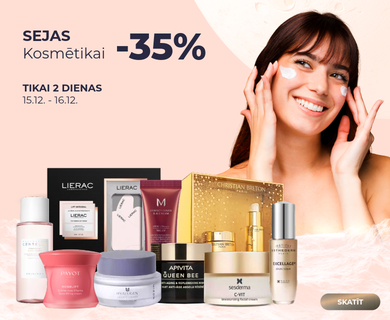 -35% Sejas kosmētikai. Tikai 2 dienas līdz 16.12.