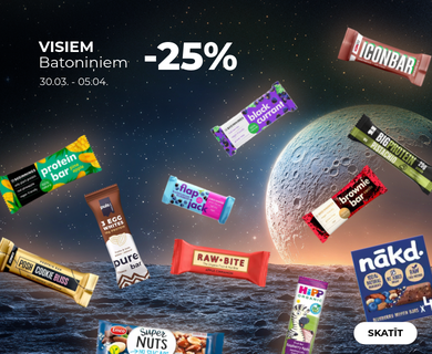 Batoniņiem -25% atlaides!