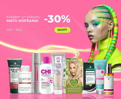 Matu krāsām un to kopšanai -30%