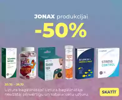 Wow, visai Jonax produkcijai -50%!