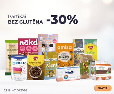 -30% Pārtikai bez Glutēna