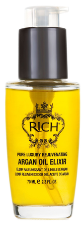RICH Pure Luxury Rejuvenating Argan Oil eliksīrs, 70 ml
