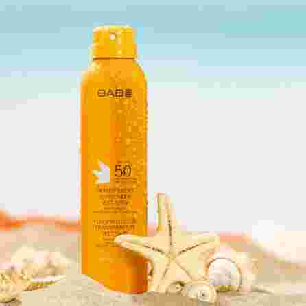 BABE Transparent Sunscreen Wet Skin SPF 50 saules aizsarglīdzeklis, 200 ml