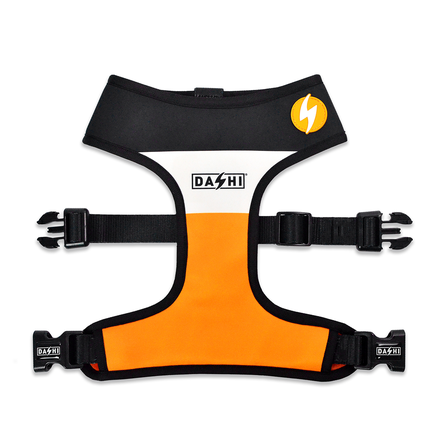 DASHI Stripes3 Orange&Black Neo Mesh  L iemaukti, 1 gab.