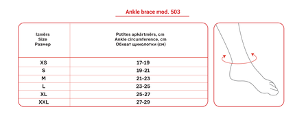 LAUMA MEDICAL pēdas locītavas fiksācijai L ortoze, 1 gab.