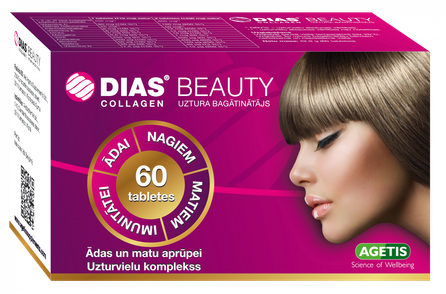 DIAS Beauty Collagen kolagēns, 60 gab.