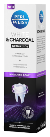 PERLWEISS White & Charcoal zobu pasta, 75 ml
