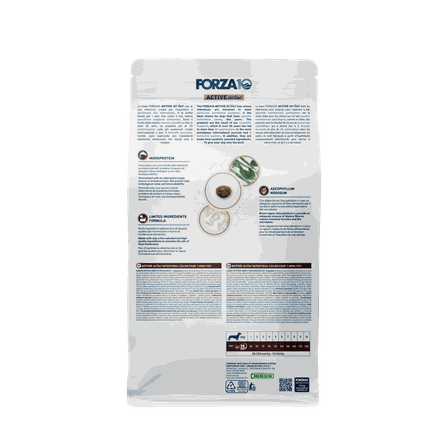 FORZA10 Active Vetdiet Intestinal Colon Fase 1 Mini/Toy, Suņiem sausā barība, 1.5 kg