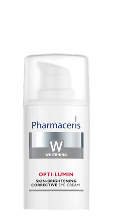 PHARMACERIS W Opti-Lumin Skin-Brightening Corrective maska ādai ap acīm, 15 ml
