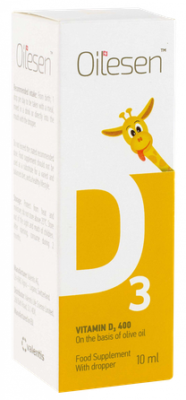 OILESEN  Vitamīns D3 400 eļļa, 10 ml