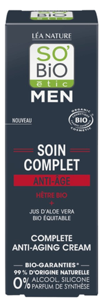 SO BIO ETIC Men Pretnovecošanās sejas krēms, 50 ml