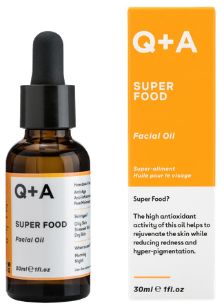 Q+A Super Food Facial  sejas eļļa, 30 ml