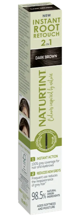 NATURTINT Root And Brow Mascara Dark Brown matu krāsa, 10 ml