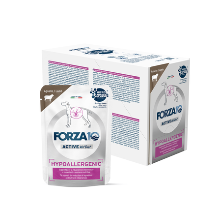 FORZA10 Active Wet Hypoallergenic Ar Jēru mitrā barība, 100 g