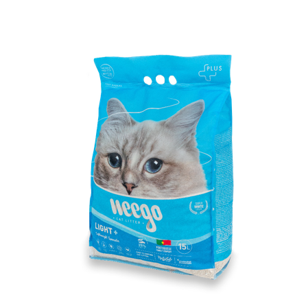 WEEGO Light+ cementējošās smiltis kaķiem, 15 L