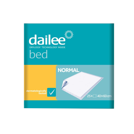 DAILEE Bed Normal 40 x 60 cm paladziņi, 25 gab.