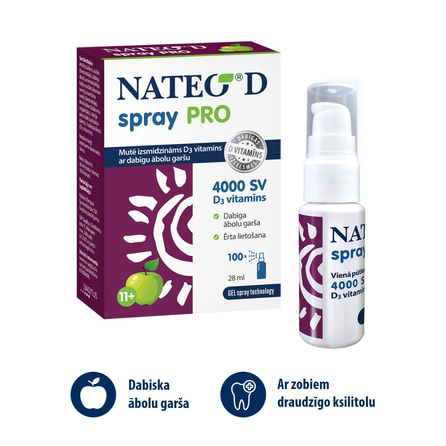 NATEO D Pro SV 4000 gela sprejs, 28 ml