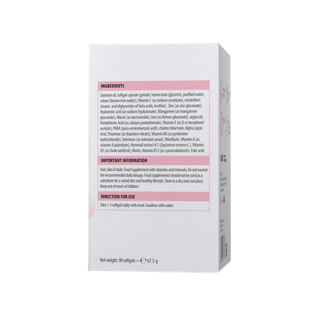 VPLAB Ultra Women's Hair, Skin & Nails mīkstās kapsulas, 90 gab.