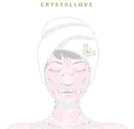 CRYSTALLOVE Jade masāžas rullītis, 1 gab.