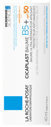 LA ROCHE-POSAY Cicaplast Baume B5+ SPF50 balzams, 40 ml