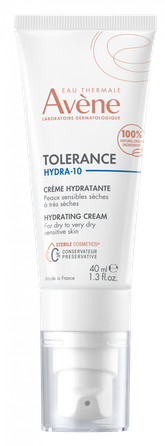 AVENE Tolerance Hydra-10 Hydrating sejas krēms, 40 ml