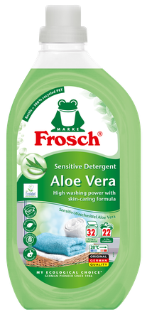 FROSCH Sensitive Liquid detergent Aloe Vera šķidrais veļas mazgāšanas līdzeklis, 1500 ml