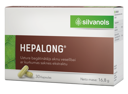 HEPALONG Hepalong kapsulas, 30 gab.