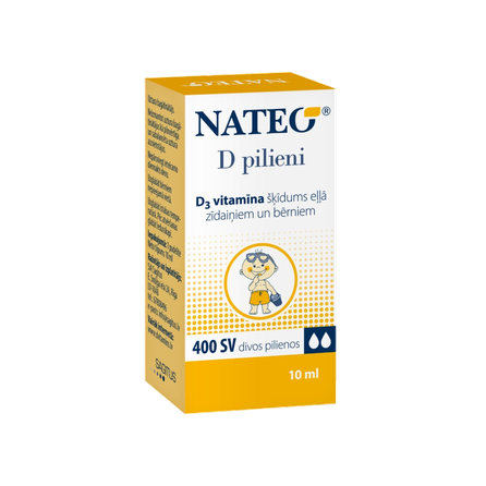 NATEO D 400 SV pilieni, 10 ml