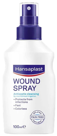 HANSAPLAST Wound Spray izsmidzināms līdzeklis, 100 ml