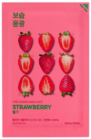 HOLIKA HOLIKA Pure Essence Strawberry sejas maska, 23 ml