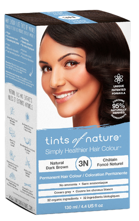 TINTS OF NATURE T3N Natural Dark Brown matu krāsa, 130 ml