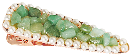 CRYSTALLOVE Aventurine matu sprādze, 1 gab.