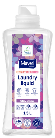 MAYERI Hipoalerģisks Universal šķidrais veļas mazgāšanas līdzeklis, 1500 ml
