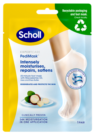 SCHOLL Dry Skin maska kājām, 1 pāris