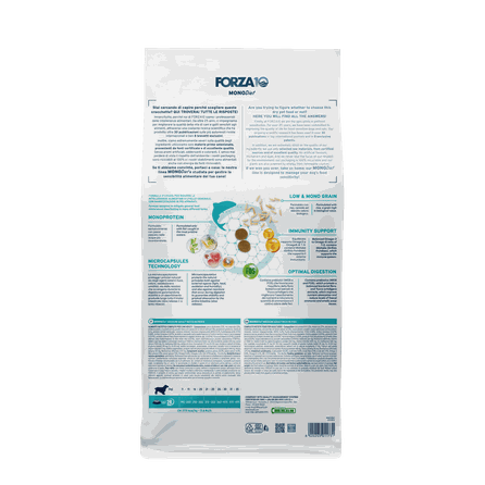 FORZA10 Monodiet Medium Adult Ar Zivi, Suņiem sausā barība, 12 kg