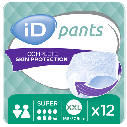 ID Pants Super XXL (165-205 cm) biksītes, 12 gab.