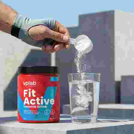 VPLAB FitActive Blue Raspberry pulveris, 500 g